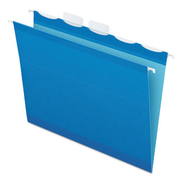 Pendaflex® Ready-tab Colored Reinforced Hanging Folders, Letter Size, 1-5-cut Tab, Blue, 25-box freeshipping - TVN Wholesale